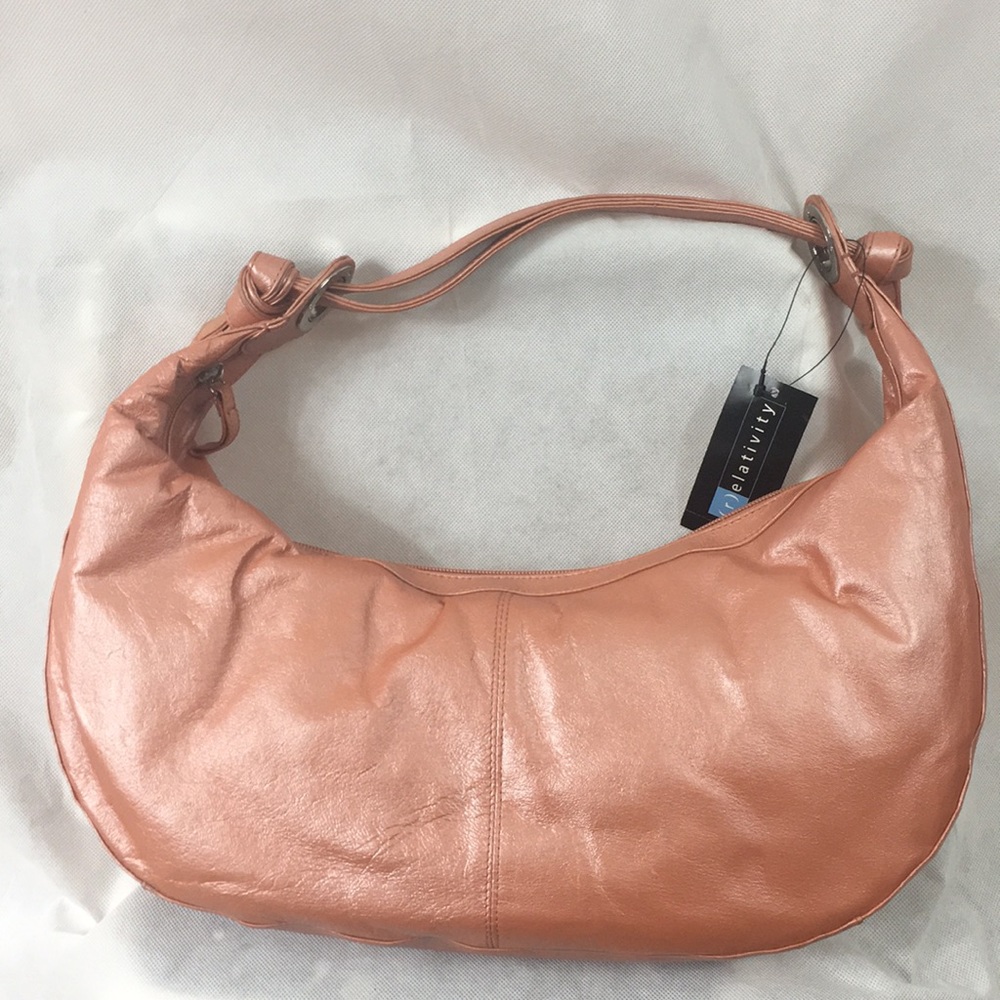 Relativity salmon hobo bag